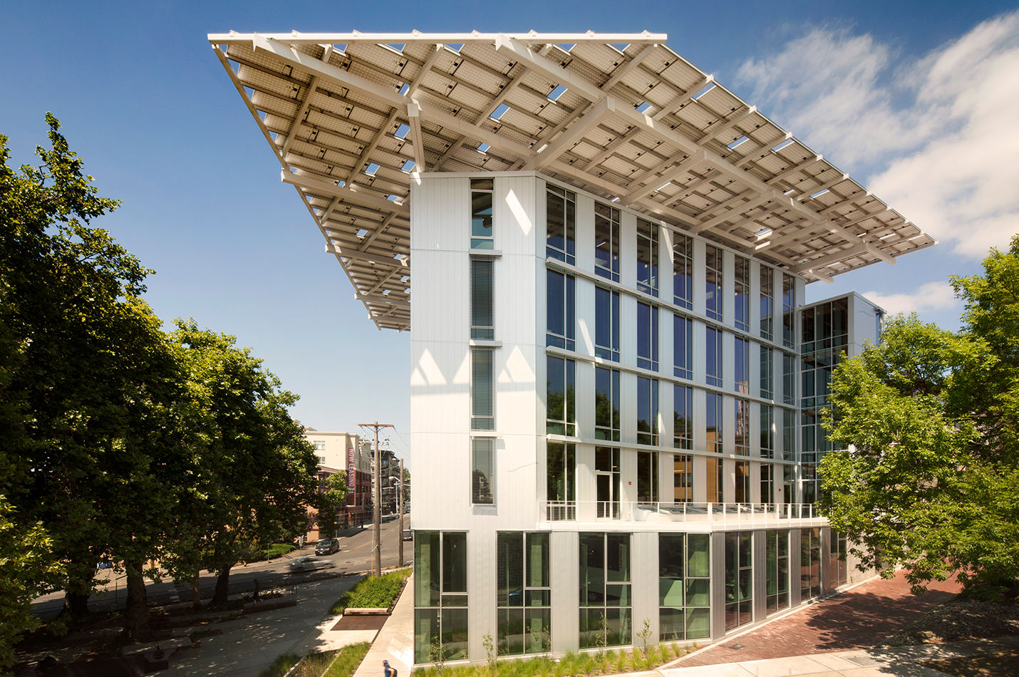 Exterior of the Bullitt Center in Seattle