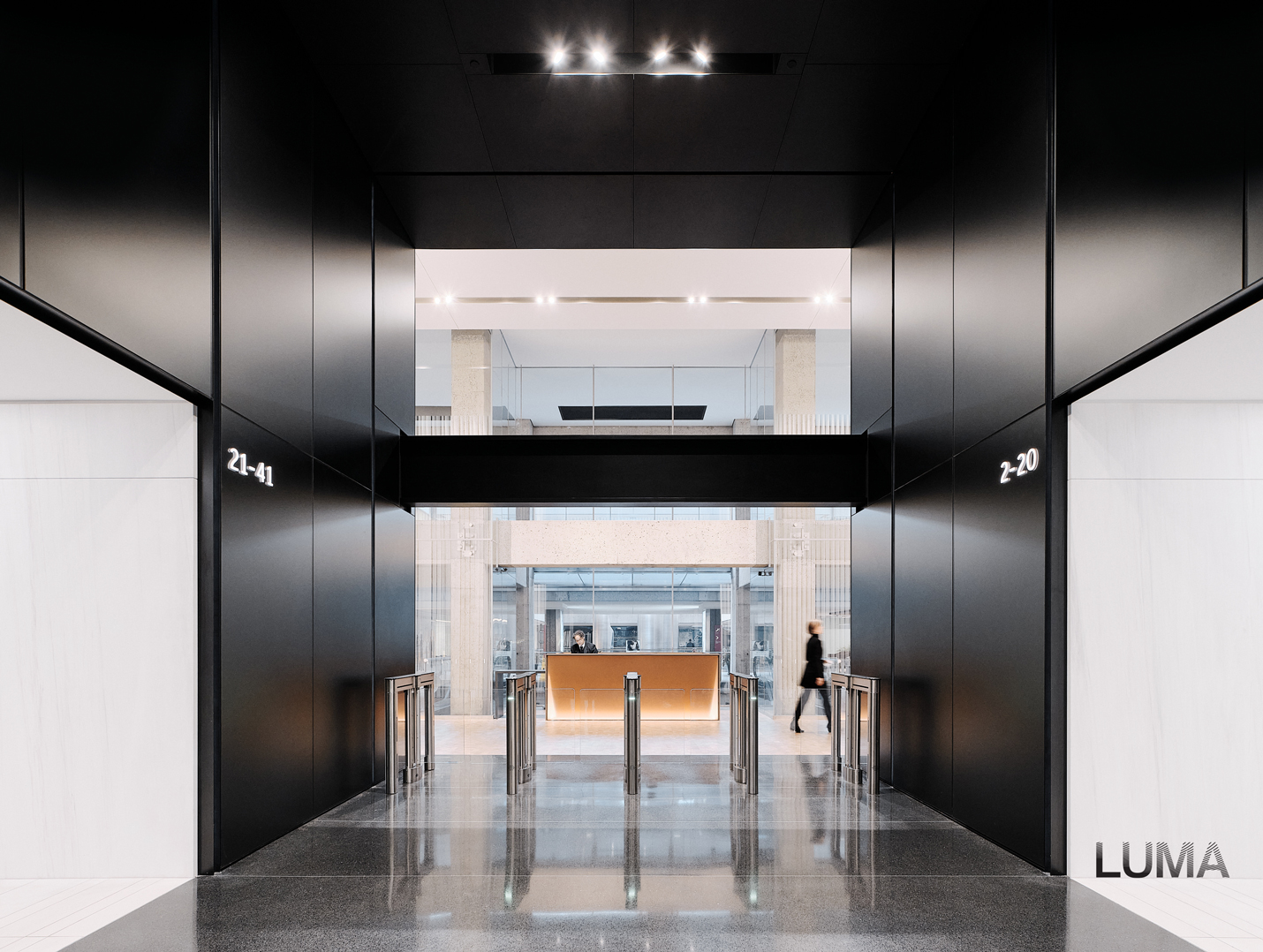 Embarcadero Center Lobbies. Image courtesy of Joe Fletcher.