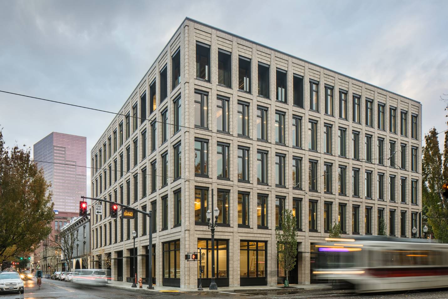 Exterior image of the PAE Living Building, Portland, Oregon