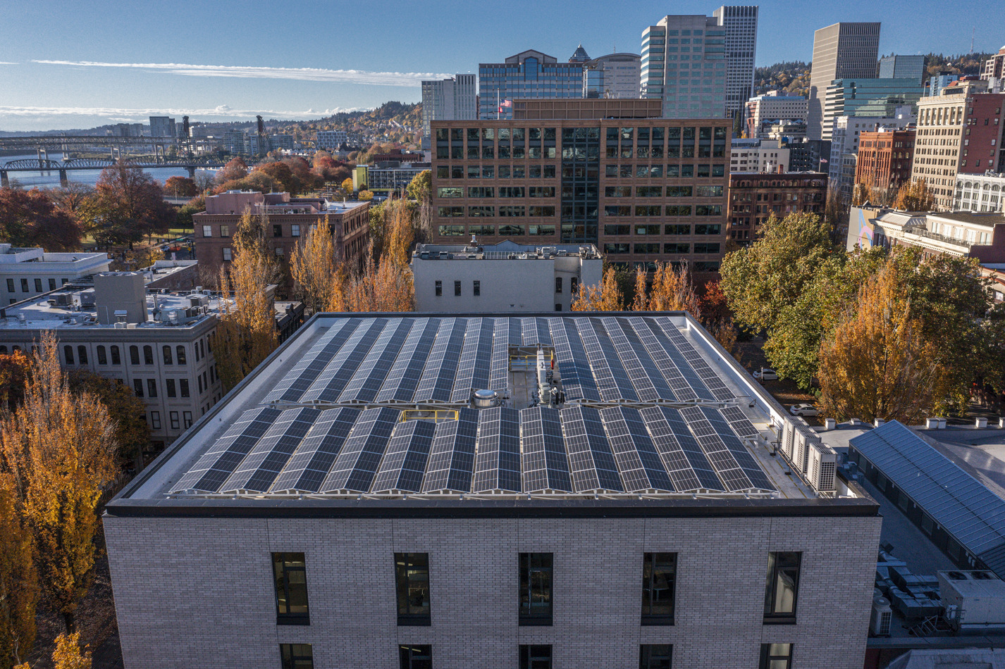 PV panels on the PAE Living Building