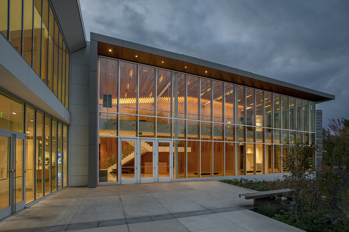 Exterior image of Reser Center for the Arts.