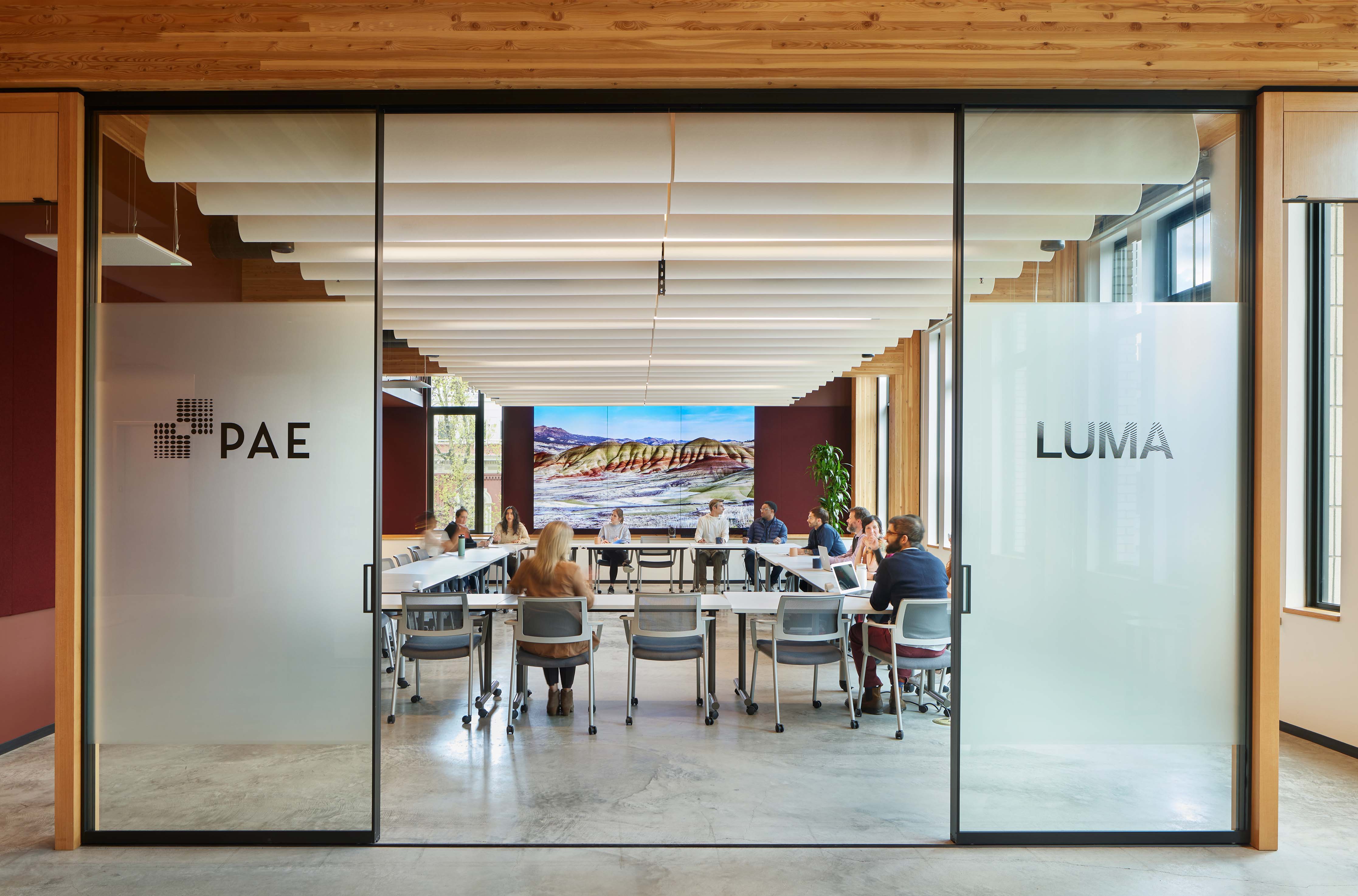 PAE Living Building conference room